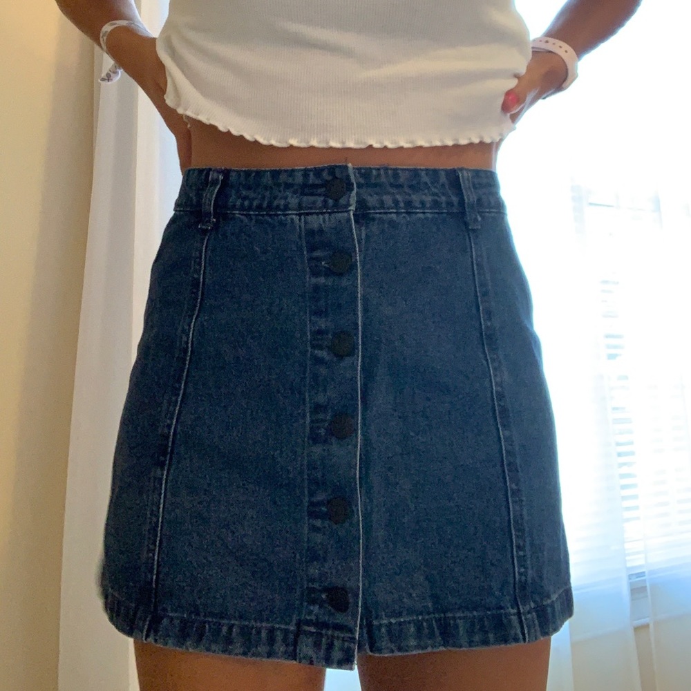 Denim skirt
